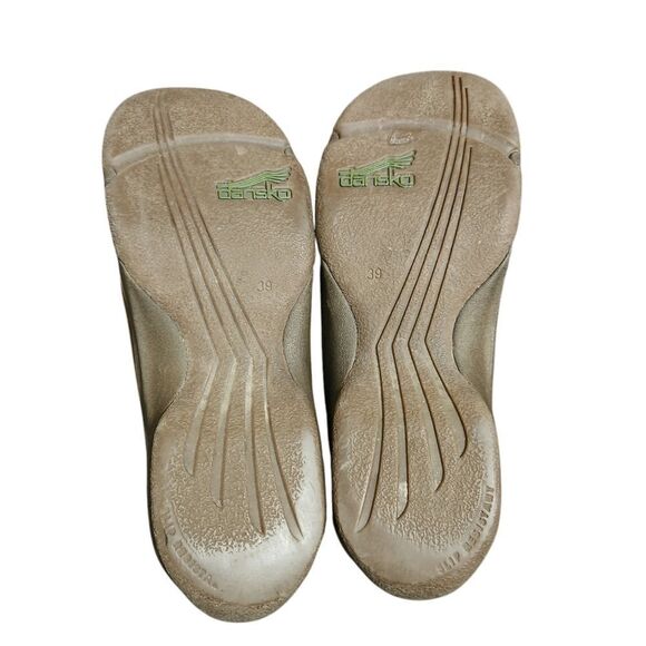 Dansko Kim Shoes Size 39 8.5 9 Brown Nubuck Slip On Distressed - Picture 5 of 10